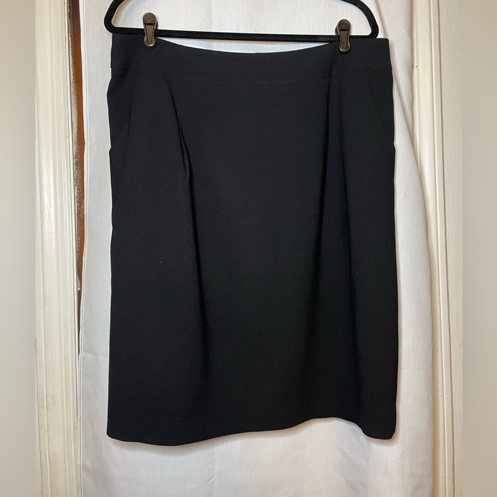 Halogen Black Pencil Skirt